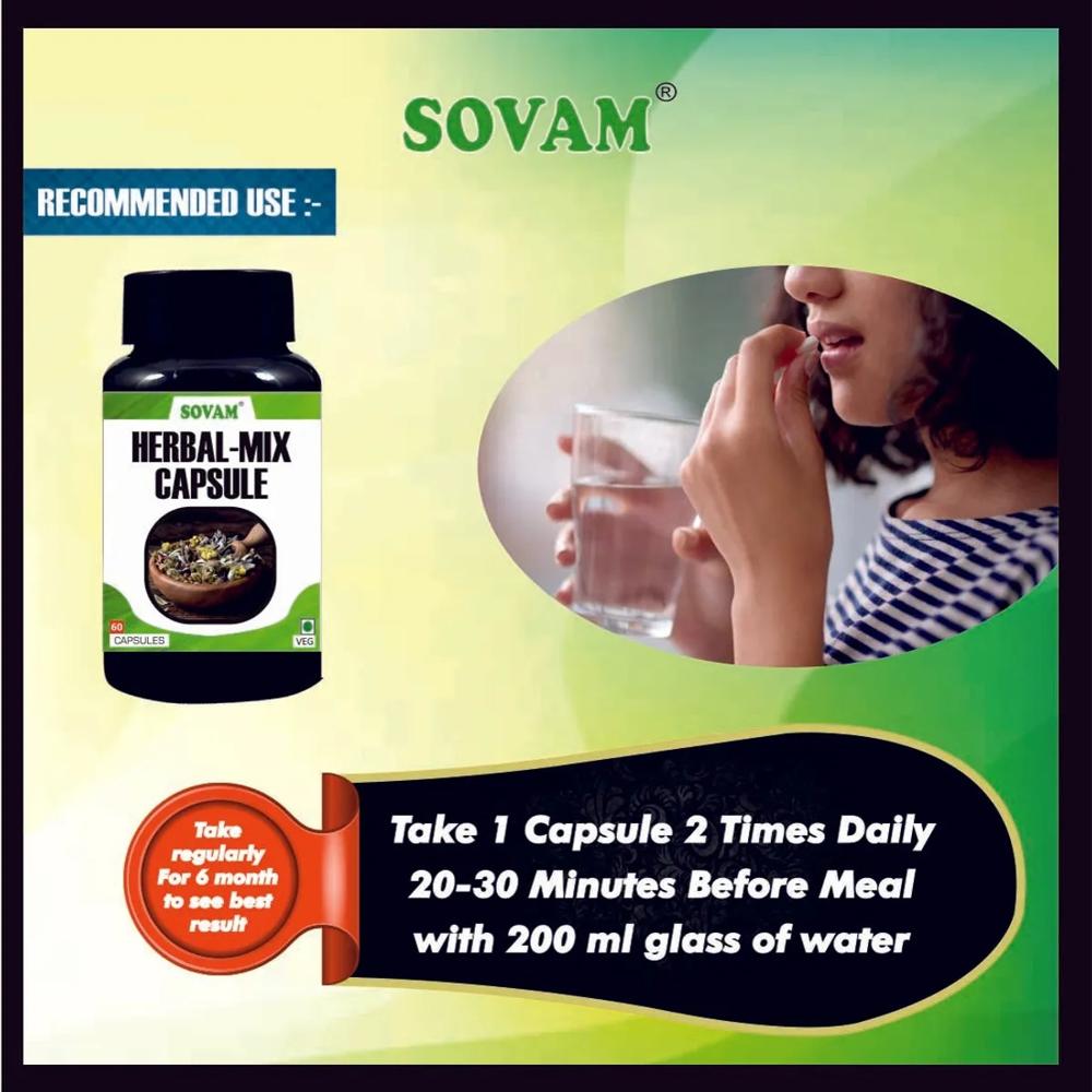 Sovam Herbal Mix Capsule - Age Group: Suitable For All
