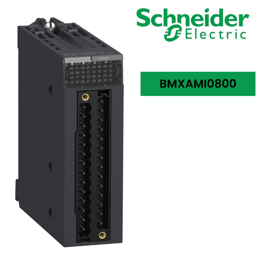 Bmxami0800-non-isolated Analog Input Module X80 - 8 Inputs - Fast Speed - Color: Black