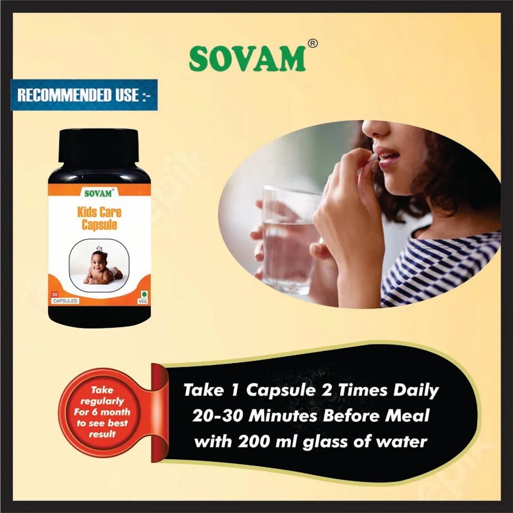 Sovam Kids Care Capsule at 220.64 INR in Jaipur | Sovam International