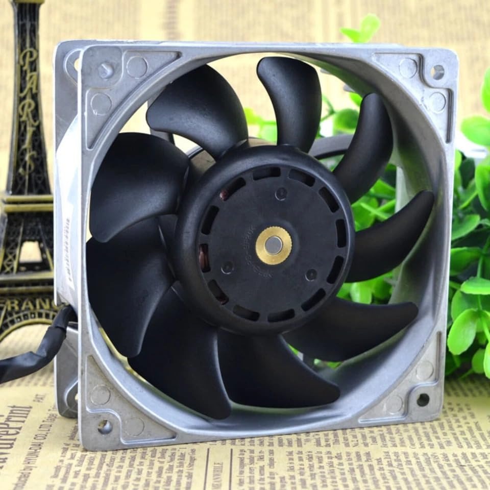 SanAce 9SG1212P1G03 Axial Fan 12V-4A DC Brushless Air Cooling Fan 6000 RPM 120 * 120 * 38mm 4Wire (Metal)