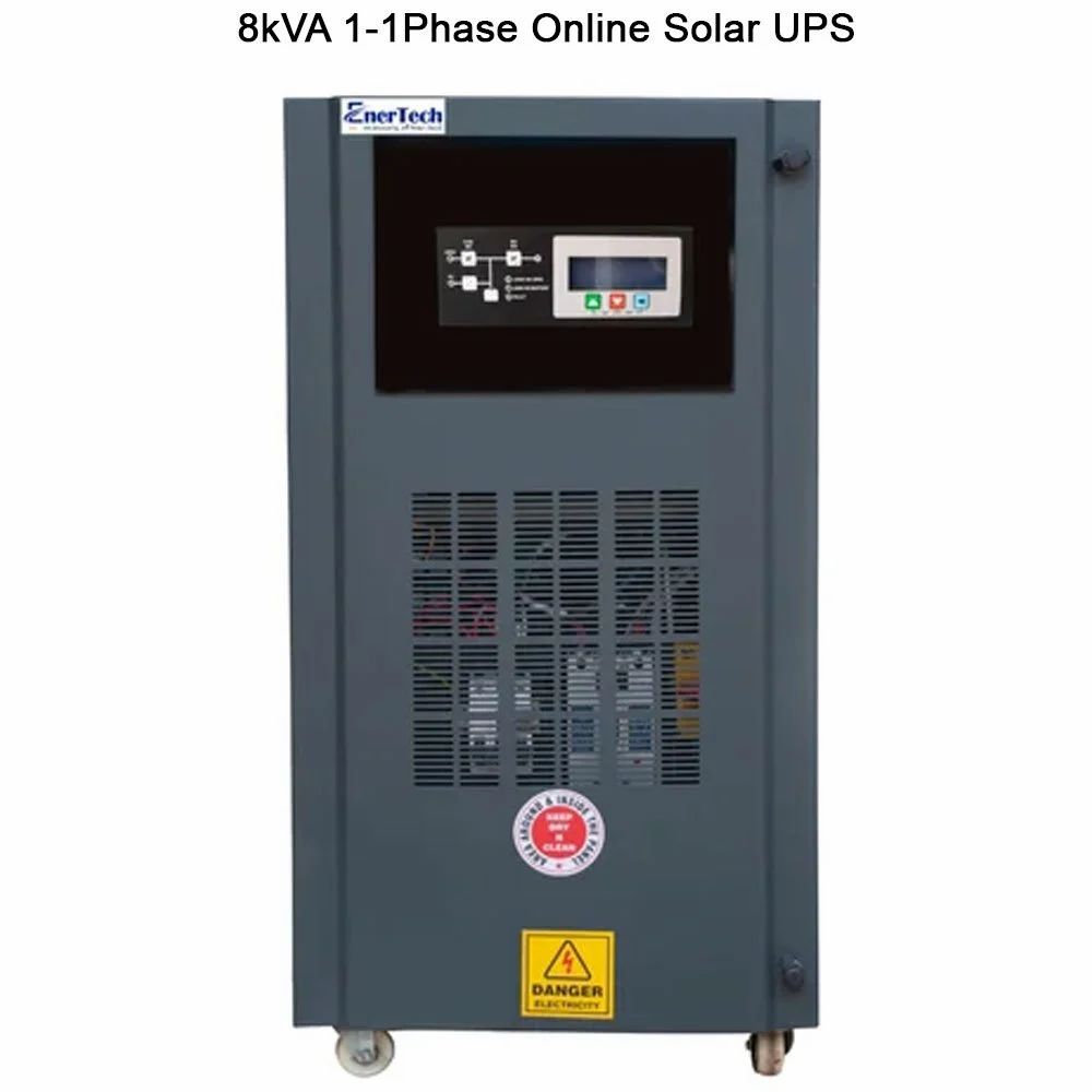 8Kva 1-1Phase Online Solar Ups - Application: Industrial