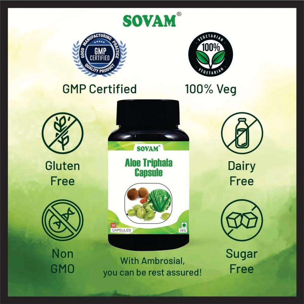 Sovam_Aloevera_Triphala Capsules