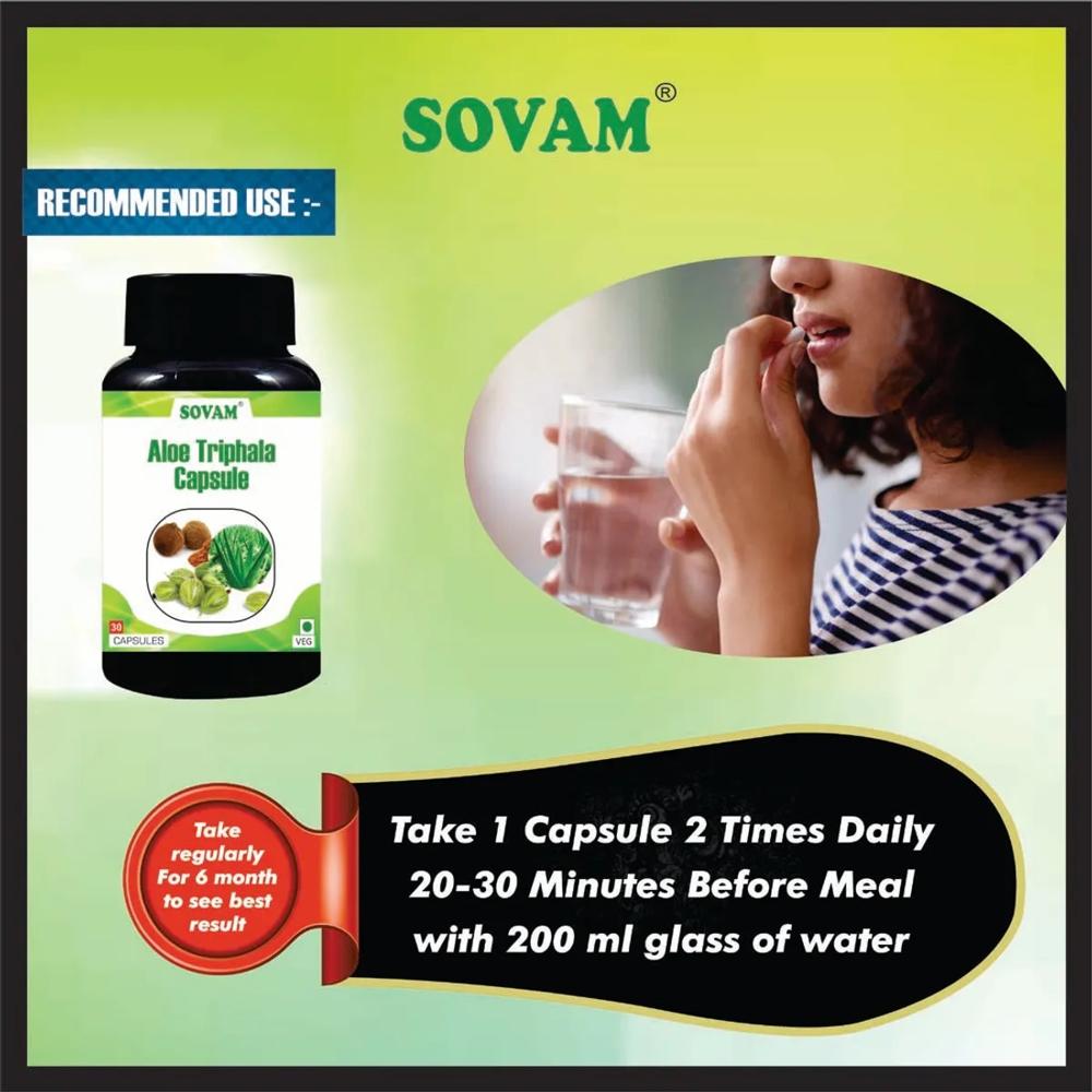 Sovam_Aloevera_Triphala Capsules