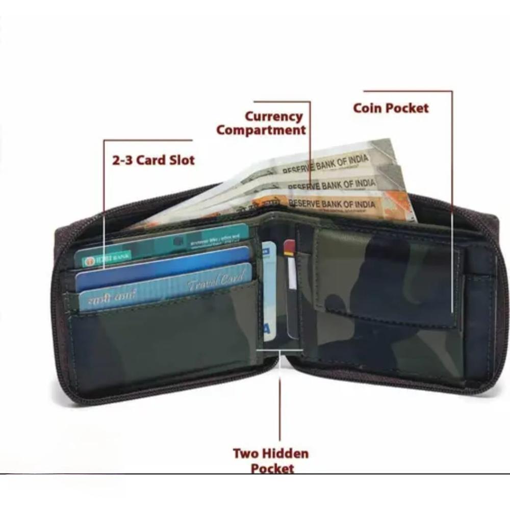 Round Zipper Men Wallet, Wallet Manufacturer in Delhi, Men Purse Manufacturer, Men Leather Wallet Manufacturer, Clutch Manufacturer, Leather Bag Manufacturer, Men Army Wallet