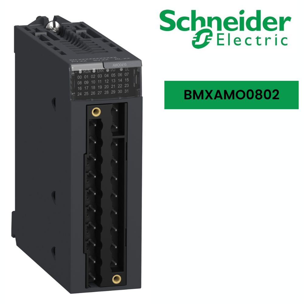 Bmxamo0802-analog Output Module X80 - 8 Outputs - Color: Black