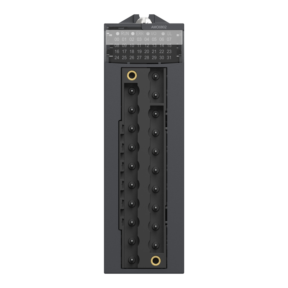 Bmxamo0802-analog Output Module X80 - 8 Outputs - Color: Black