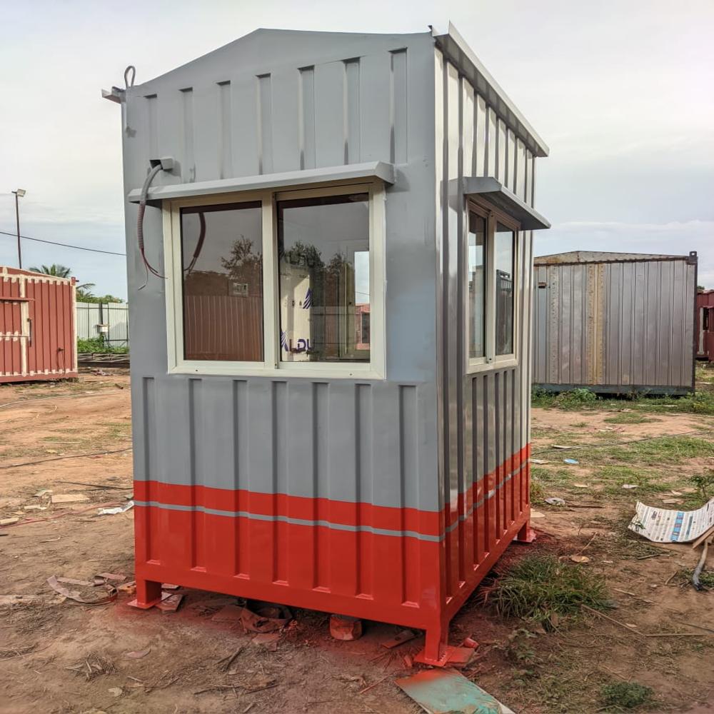 Ms Fabricated Portable Security Cabin - Color: All Color