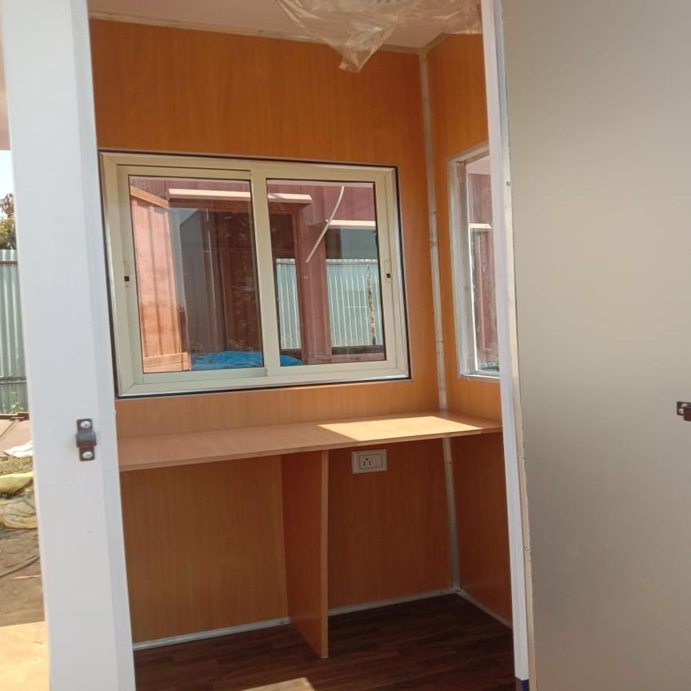 Ms Fabricated Portable Security Cabin - Color: All Color