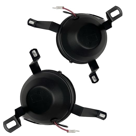 K D Fog Lamp Set for Chevrolet Sail, 2012-2017, Pair with Bulb