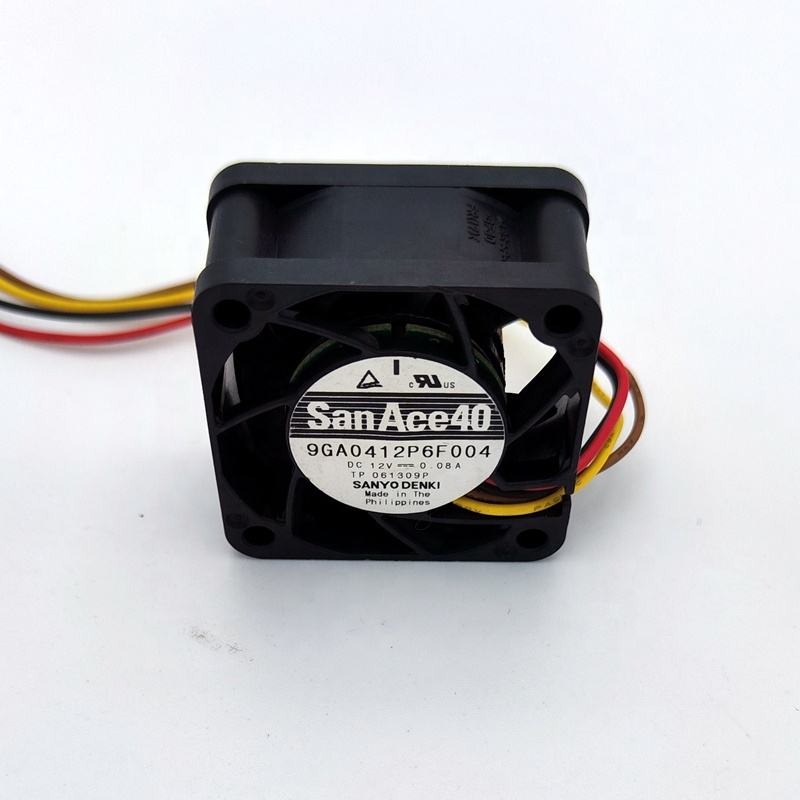 SANACE 9GA0412P6F004 Sanyo 4CM 4020 Four Wire Fan Silent 12V Cooling Fan