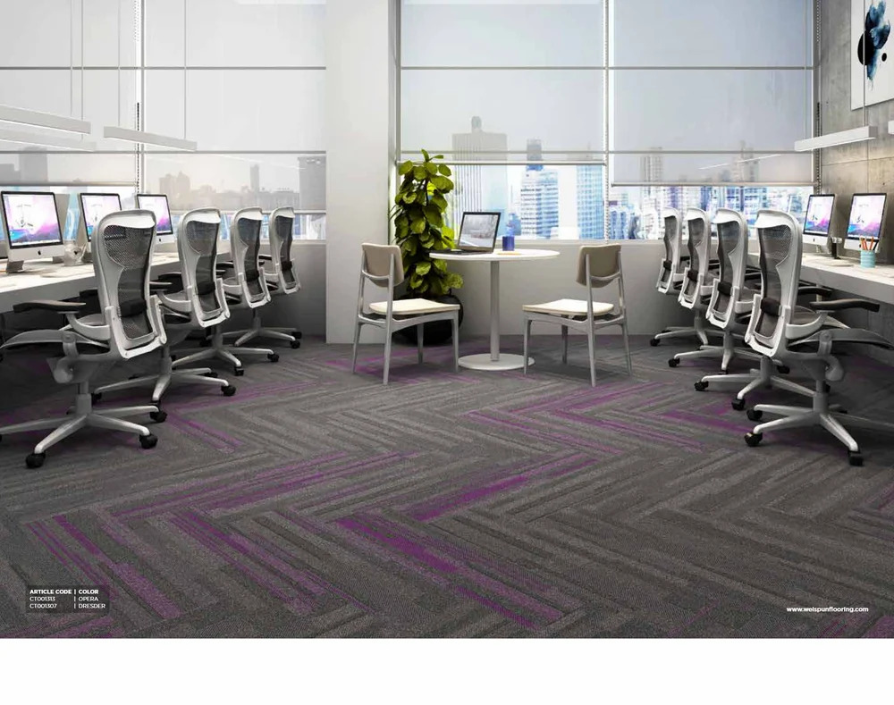 Nylon Carpet In Planks - Backing Material: Requirement Based