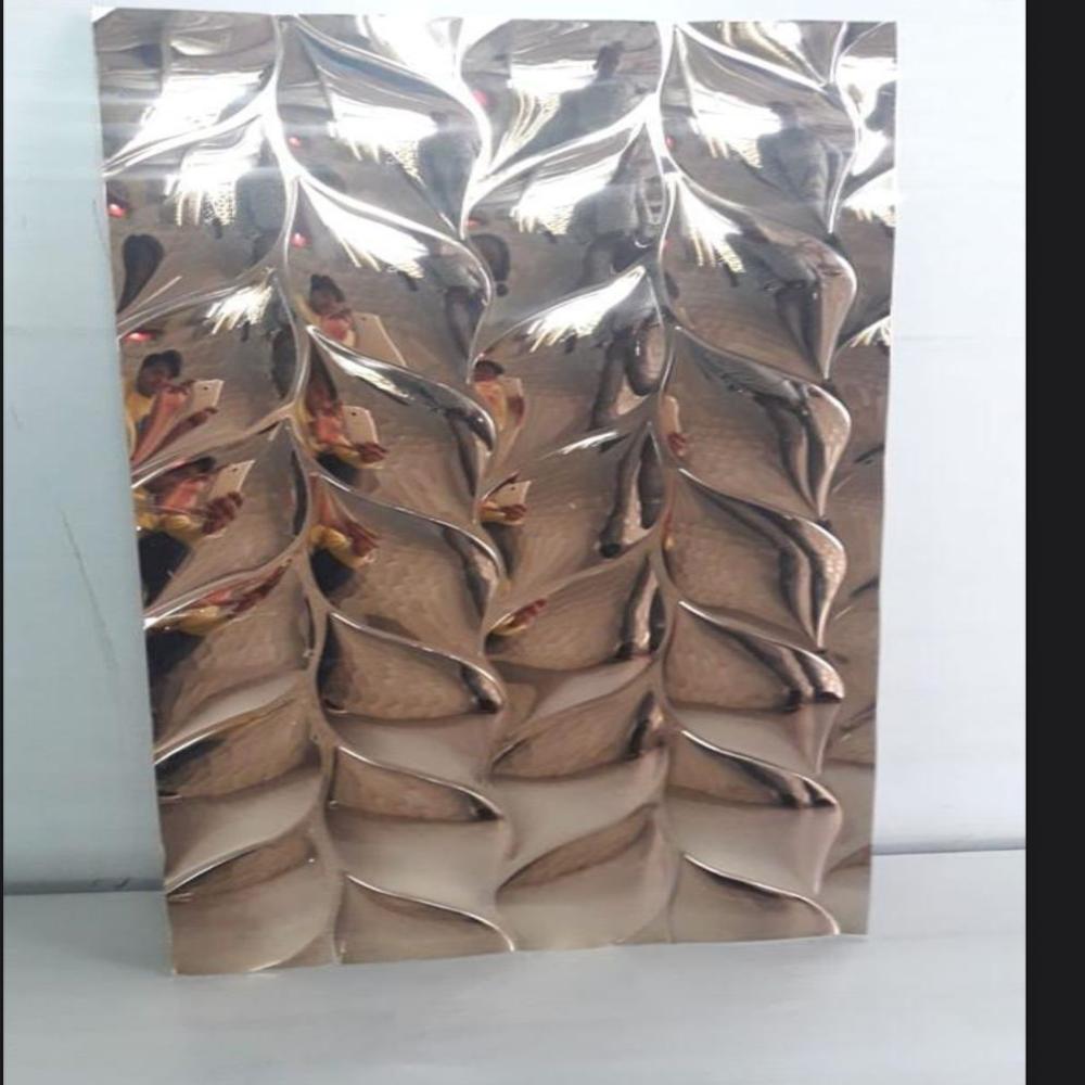 Decorative Metal sheets Ripple/hammered 
