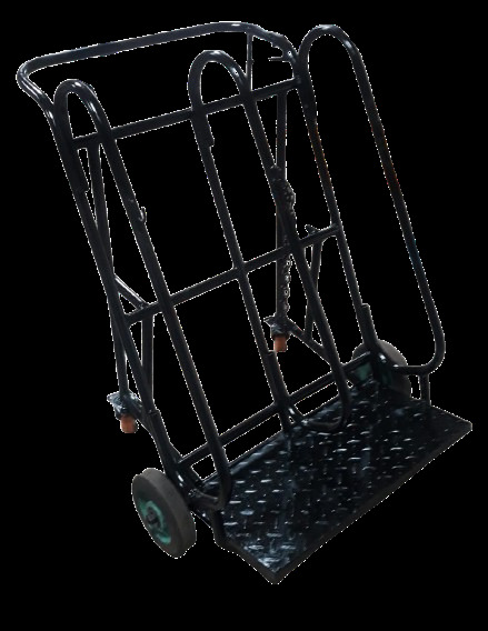 Duel Cylinder Trolley - Color: As Per Requirement