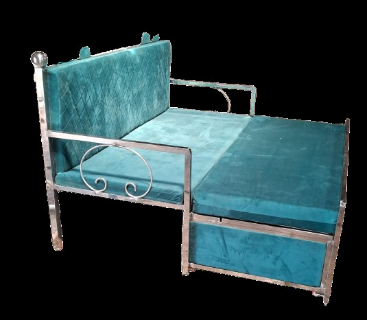 Stainless Steel Sofa Cum Bed - Design: Attractive