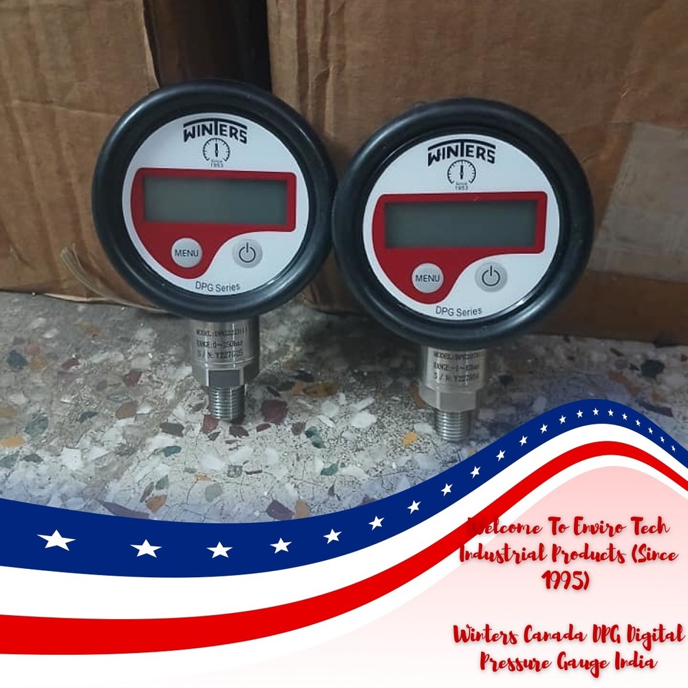 Digital Pressure Gauge - Winters Instruments Canada MODEL - DPG207R11 RANGE - 1 To 10 Bar