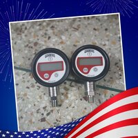 Digital Pressure Gauge - Winters Instruments Canada Model - Dpg220r11 Range 0 To 100 Bar - Accuracy: A 0.5%