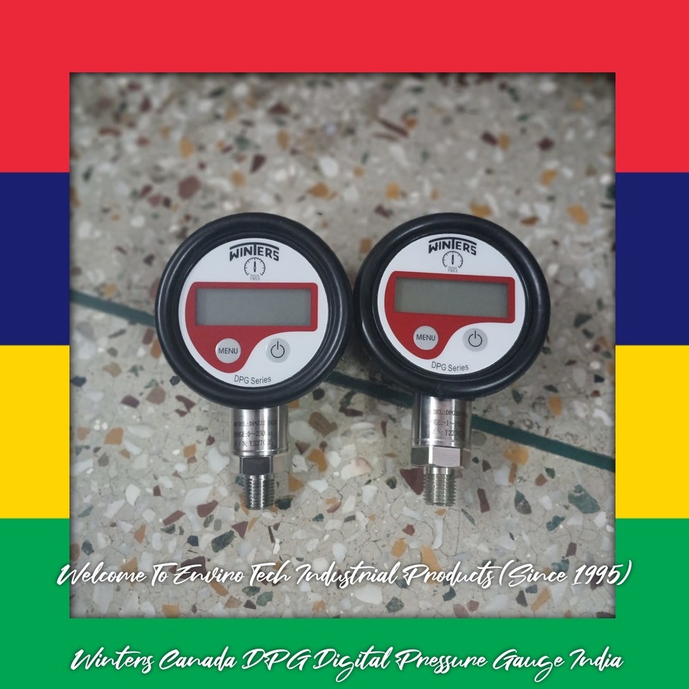 Digital Pressure Gauge - Winters Instruments Canada MODEL - DPG220R11 RANGE 0 To 100 Bar