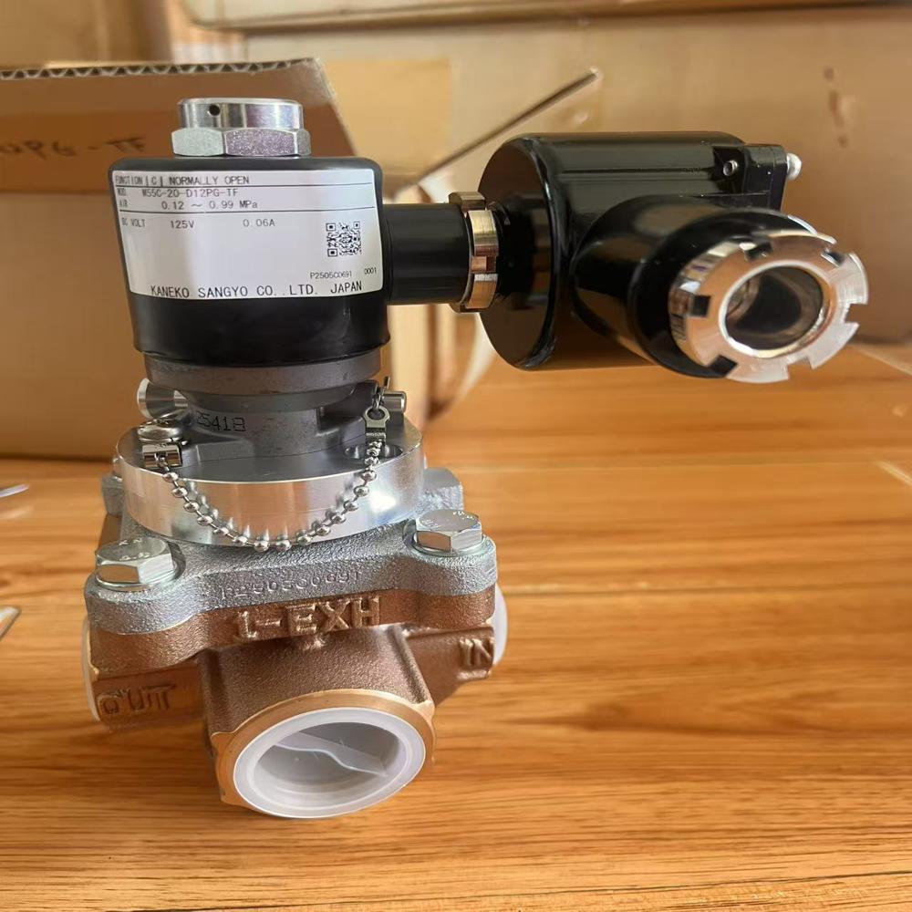 Kaneko 3-way solenoid valve-M55C-25-DE12PU