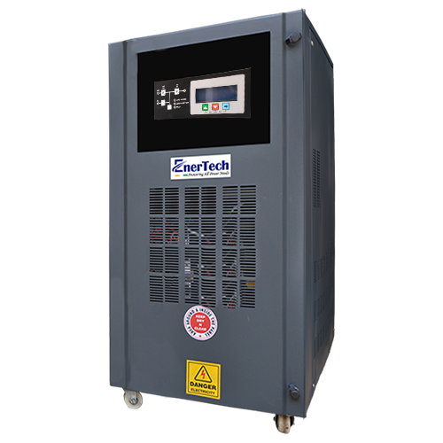 Enertech 10kva Three Phase Industrial Online Ups, 350 - 460 V, Htxi - Color: Black