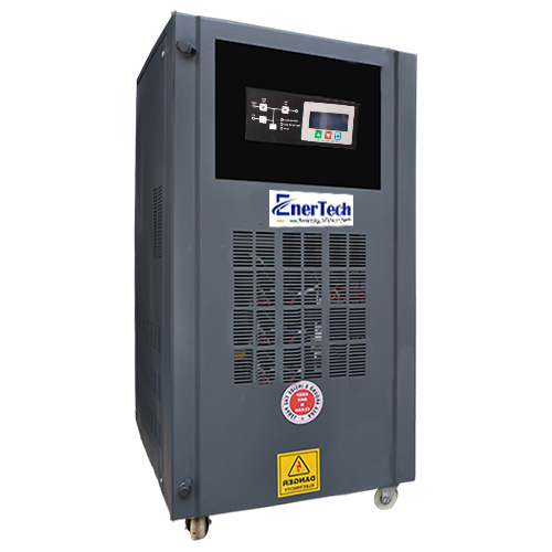 Enertech 10kva Three Phase Industrial Online Ups, 350 - 460 V, Htxi - Color: Black