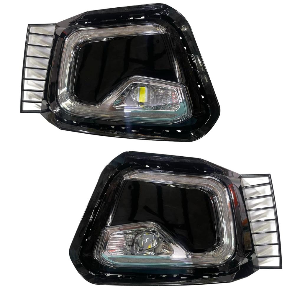 K D LED DRL Fog Lamp Set for Mahindra Scorpio N 2022-Onwards