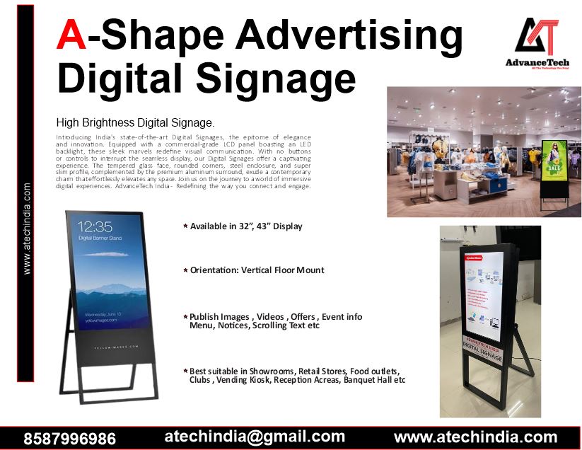 A-type Signage - Application: Commercial