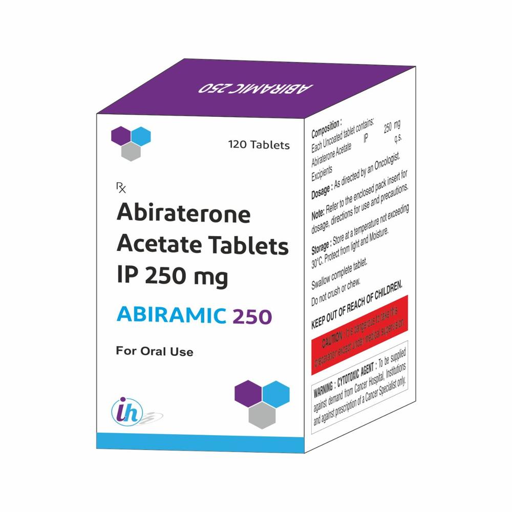 Abiraterone Acetate 250Mg Tablet - Origin: India