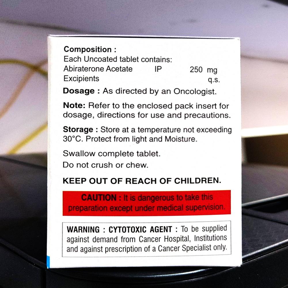 ABIRATERONE ACETATE  250MG TABLET