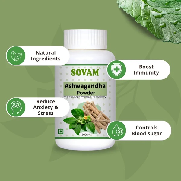 Sovam Ashwagandha Powder 200gm