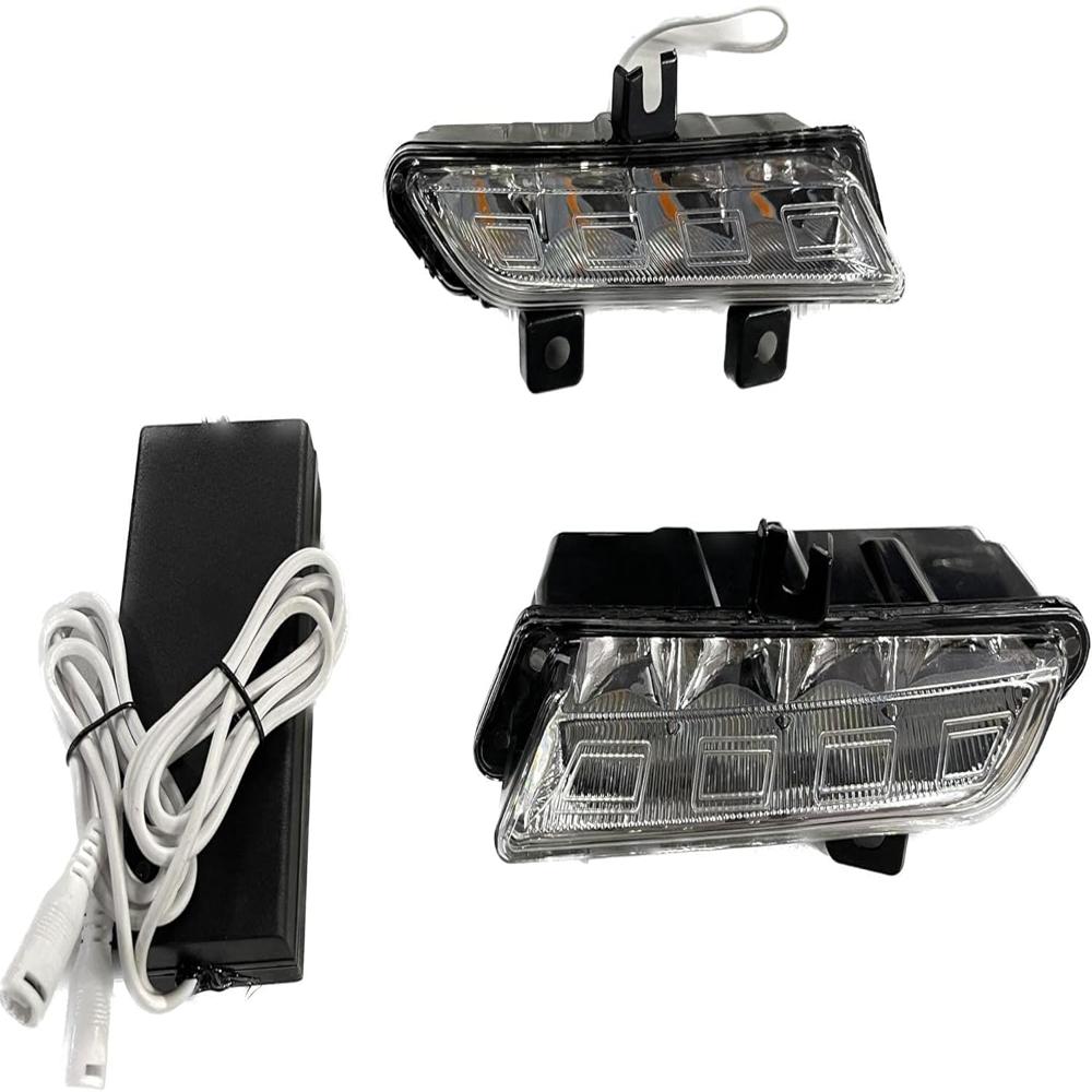 K D LED Fog Lamp DRL Set For Renault Triber With Side Turn Indicator (PAIR) 2019-NOW