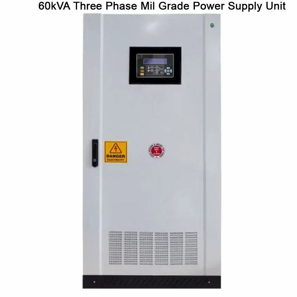 60kVA Three Phase Mil Grade Power Supply Unit