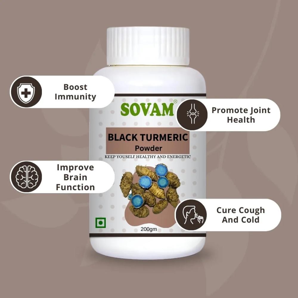 Sovam Black Turmeric Powder 200 gm