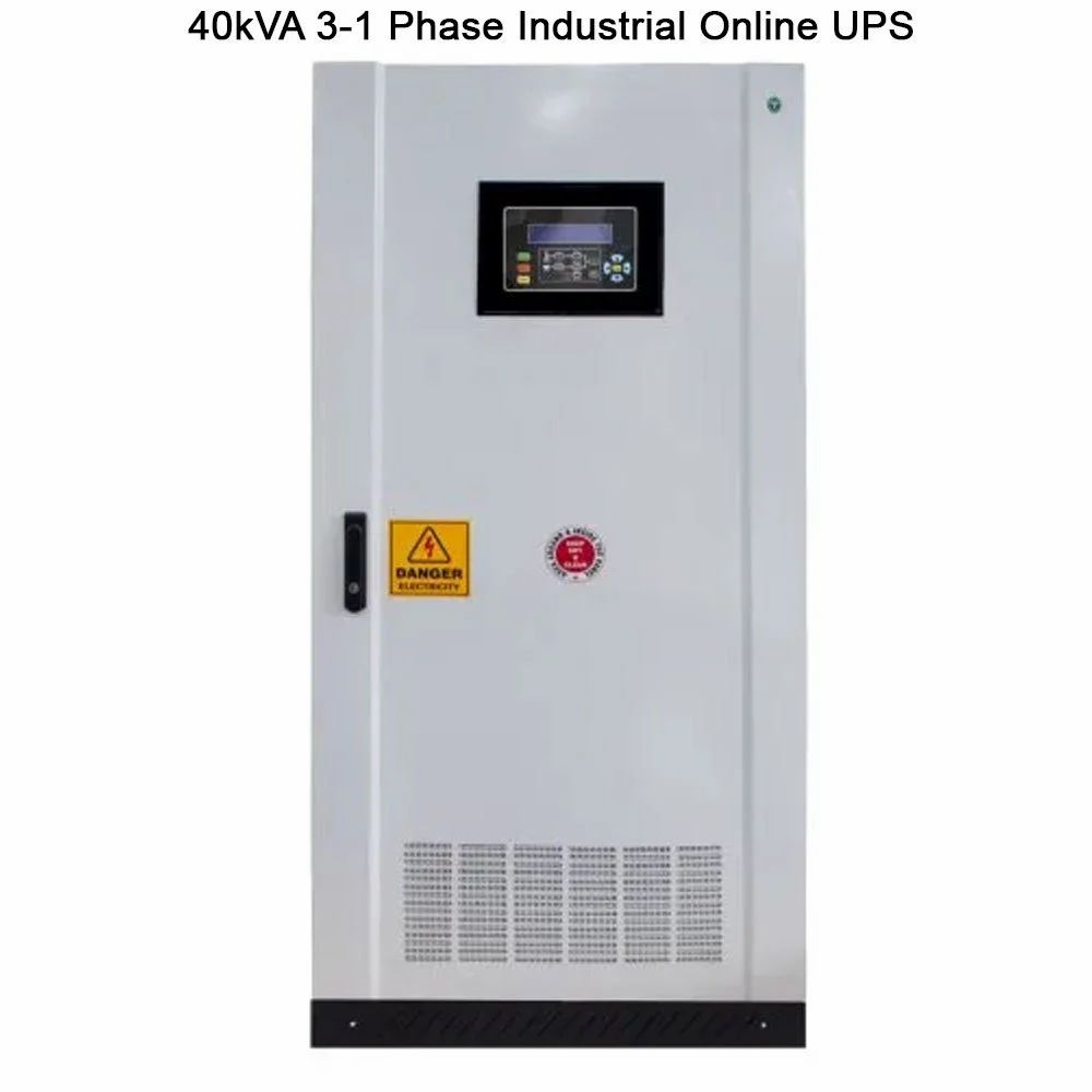 40kVA 3-1 Phase Industrial Online UPS