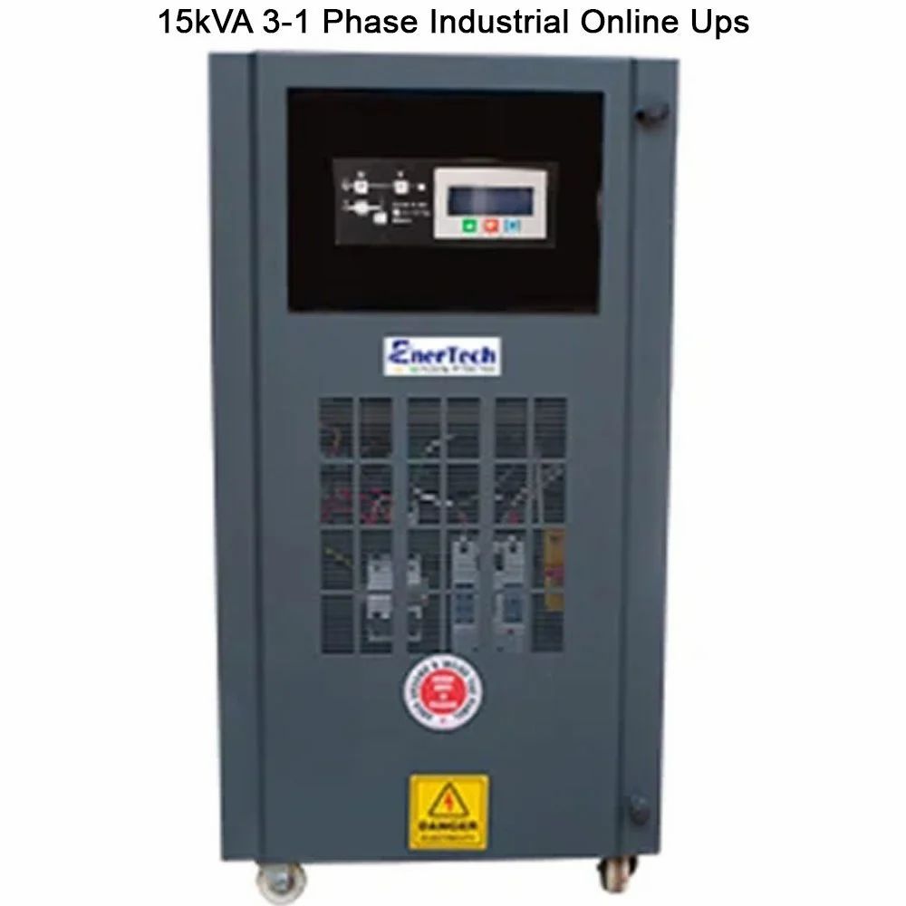 EnerTech 15kVA 3-1 Phase Industrial Online Ups
