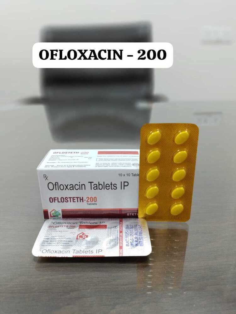 OFLOXACIN TABLET IP - 200 mg Oral Tablet | Fluoroquinolone Antibiotic for Treating UTIs, Respiratory, Gastrointestinal, and Skin Infections
