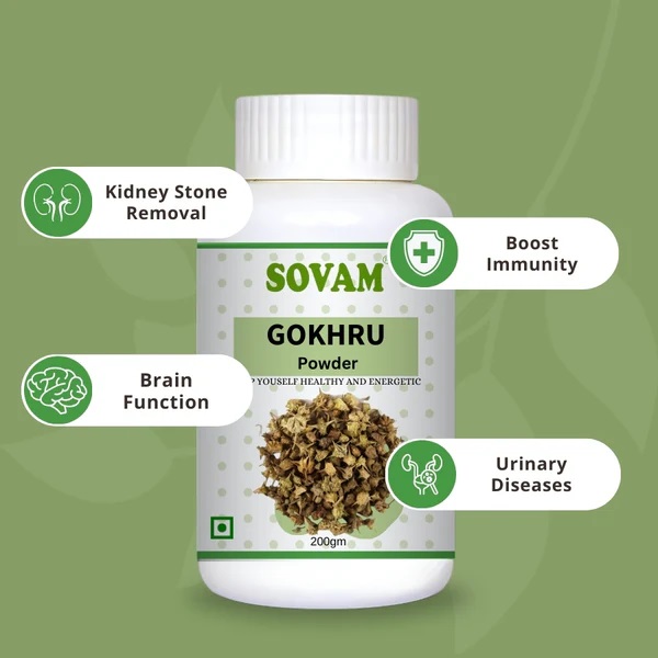 Sovam Gokhru Powder 200 gm