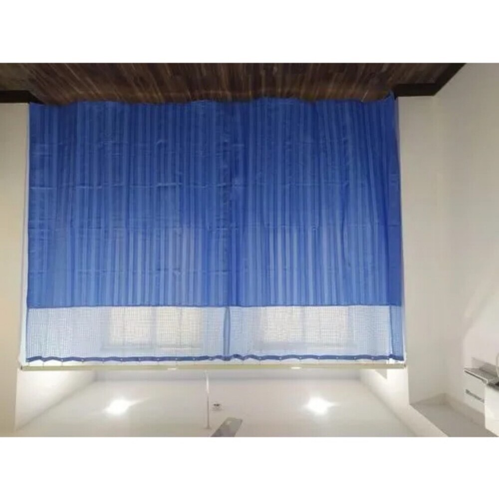 Hospital Track Curtains - Color: Blue