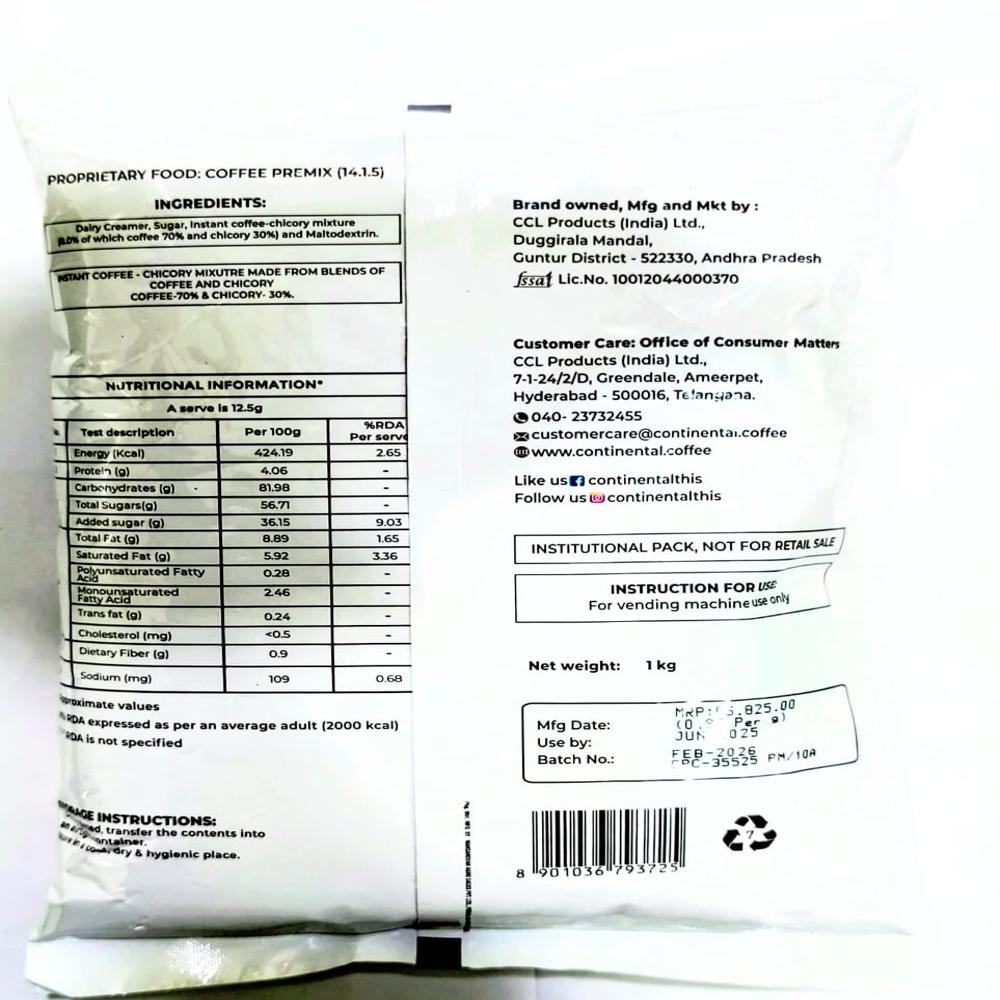 Continental 3 in 1 Creamy Coffee Premix