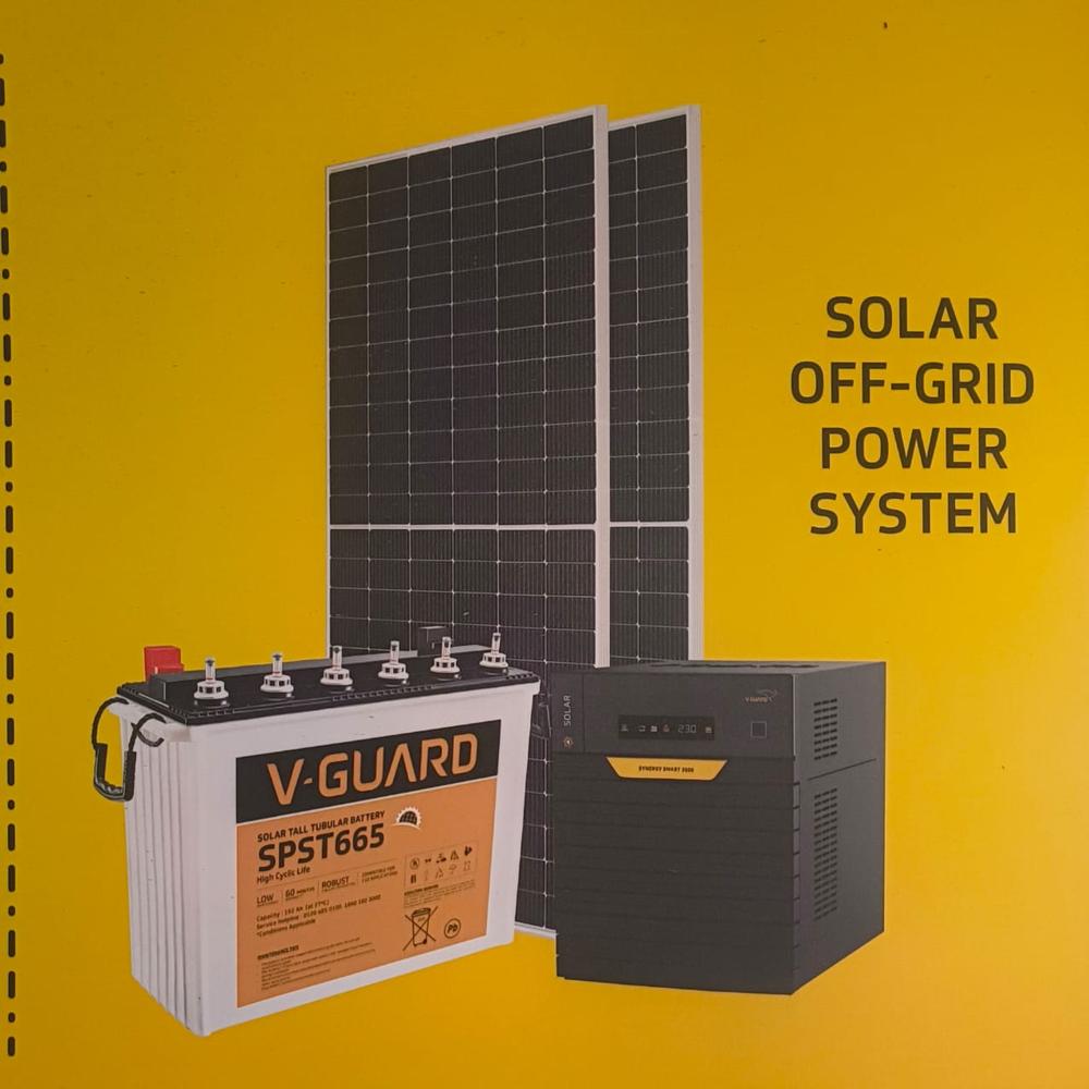 Solar Off Grid System 1Kva /12V - Application: Commercial