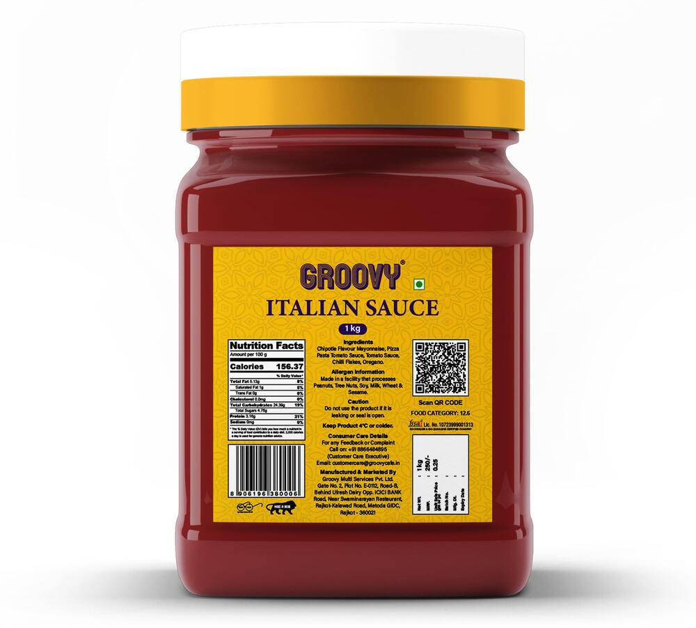 Italian Sauce - Additives: Not Added