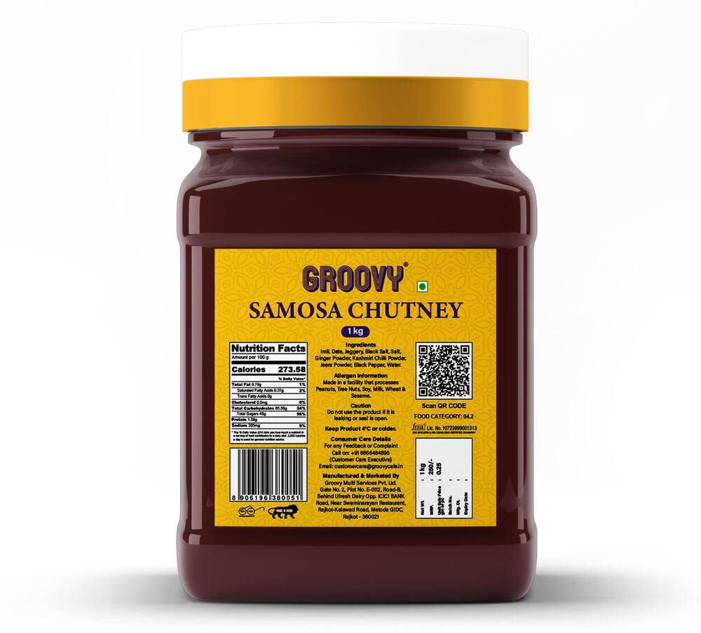 Samosa Chutney Sauce - Additives: Not Added