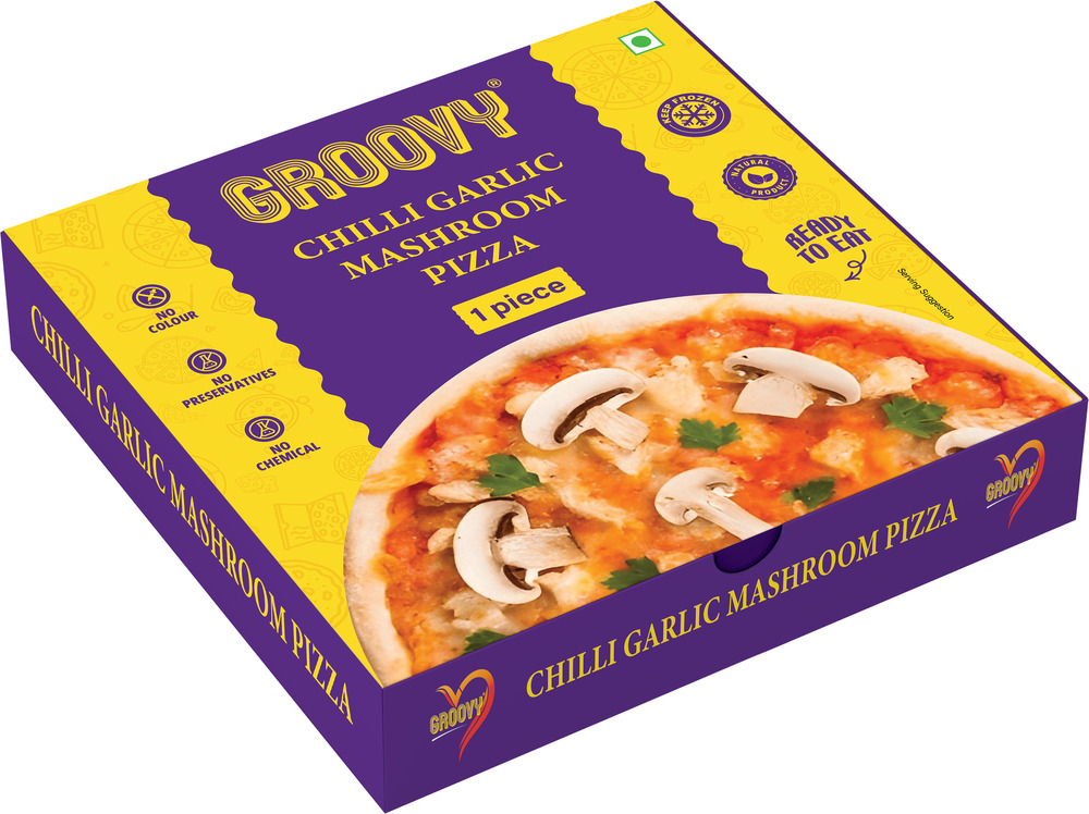 Ready To Eat Chilli Garlic Mashroom Pizza