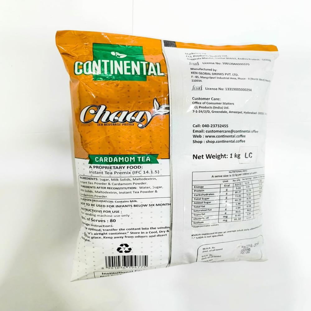 Continental Chaay Cardamom Tea Premix - Physical Form: Dried