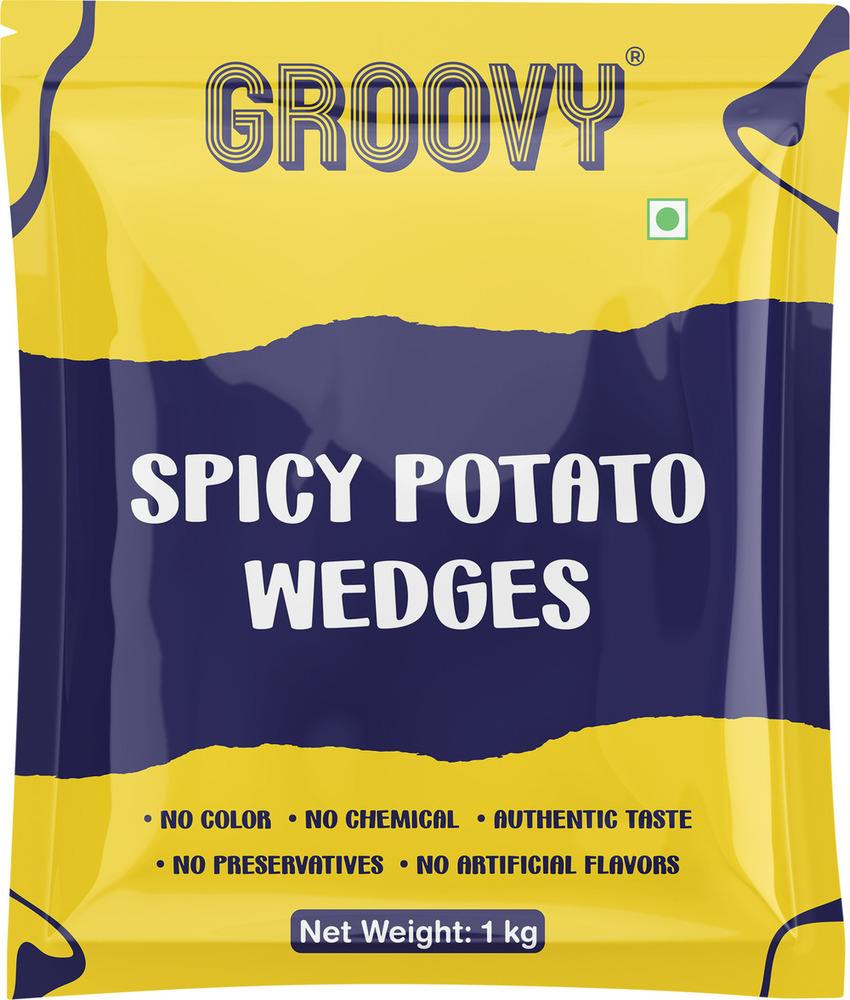 Ready To Eat 1Kg Spicy Potato Wedges - Additives: Not Added