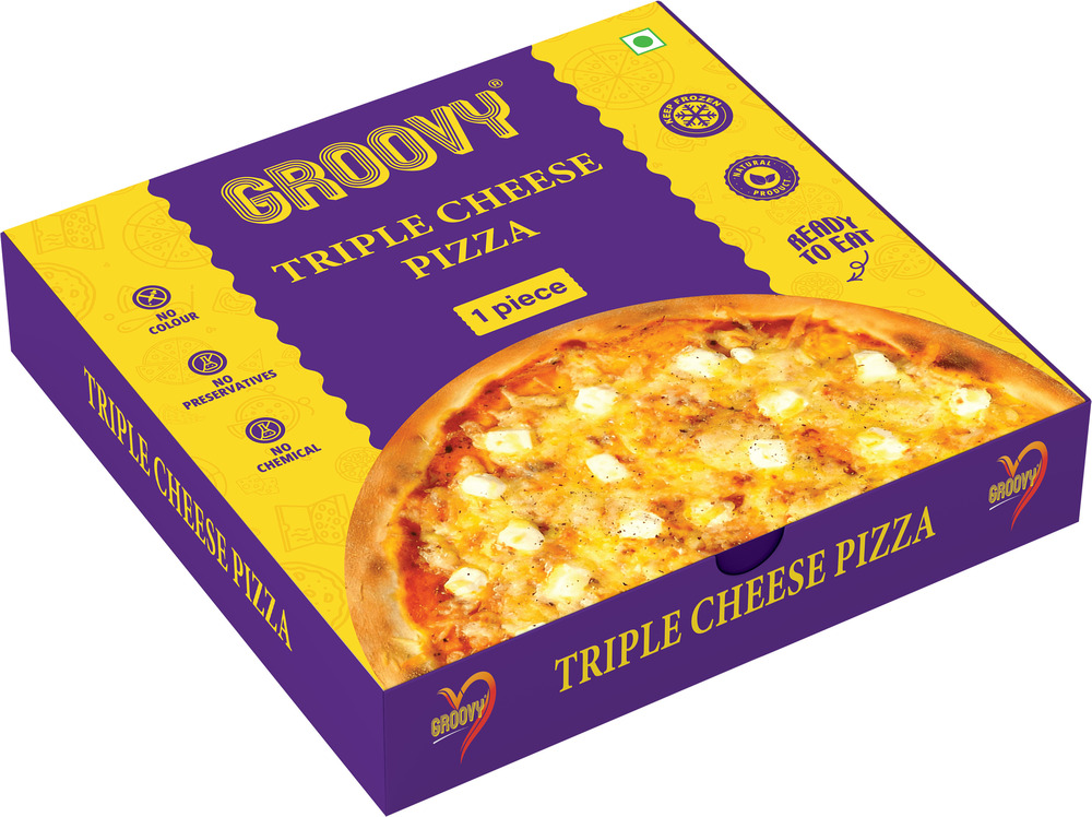Ready To Eat Triple Cheese Pizza - Additives: Not Added