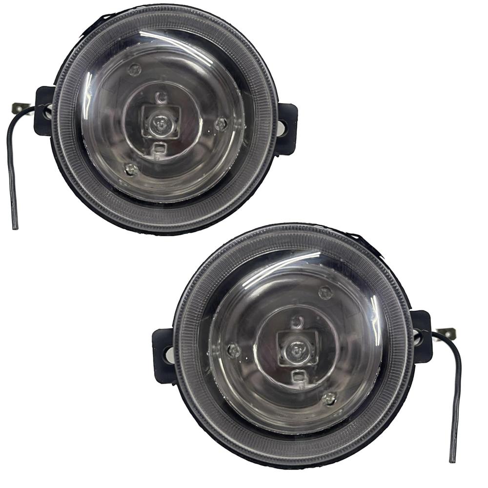 K D Fog Lamp set For Maruti Wagonr (PAIR) With Bulb 1999-2006 Type 1/ Type 2 | Halogen