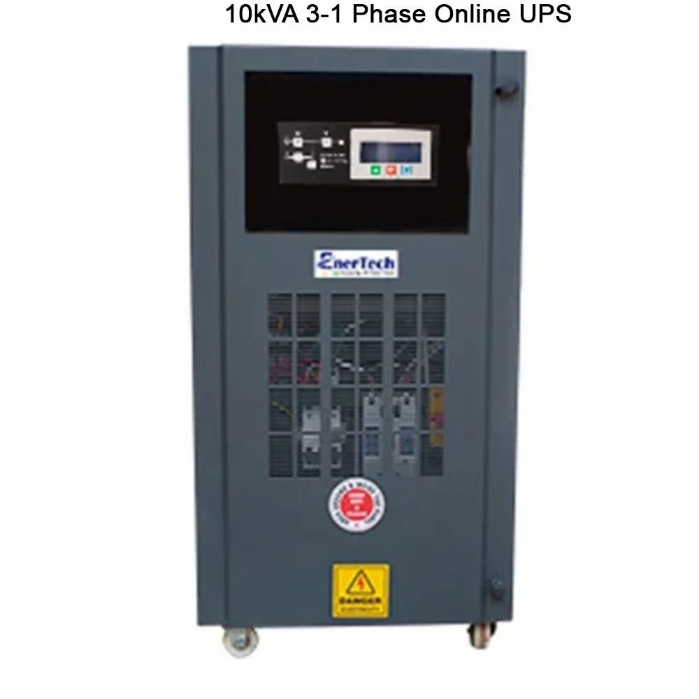 EnerTech 10kVA 3-1 Phase Online UPS, 350 - 460 V, Htxi