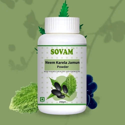 Sovam Neem Karela Jamun Powder 200 gm