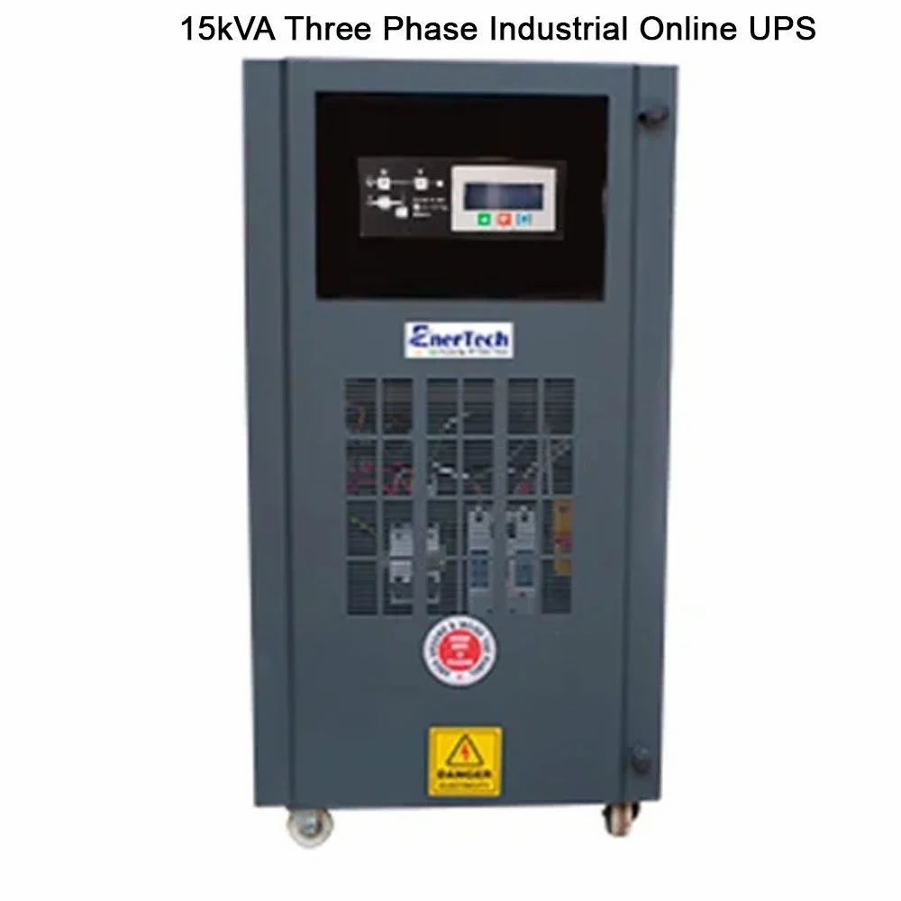 EnerTech 15kVA Three Phase Industrial Online UPS, 350 - 460 V, Htxi