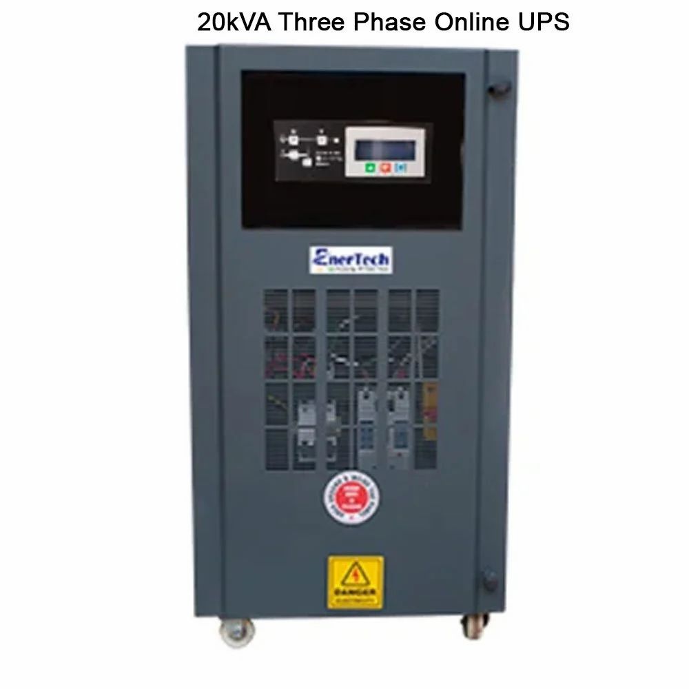 EnerTech 20kVA Three Phase Online UPS, 350 - 460 V, Htxi